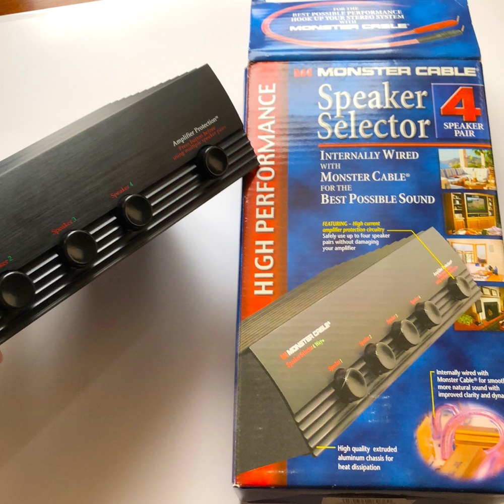 Monster Cable Speaker Selector